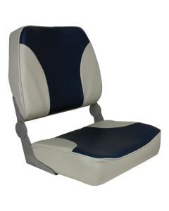 Economy Coach High Back Folding Seat (Blue/Gray)