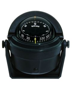 Voyager® Bracket Mount Compass with 3” Combidamp Dial (Traditional Black)