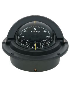 Voyager® Flush Mount Compass with 3” Combidamp Dial (Traditional Black)