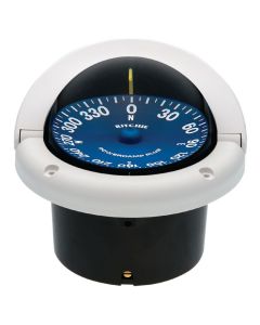 SuperSports® White Flush Mount 3-3/4” Dial Compass (White)