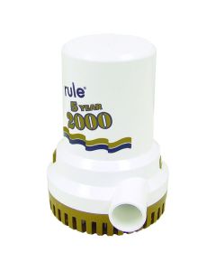 12V Gold Series Non-Automatic Bilge Pump (2,000 GPH)