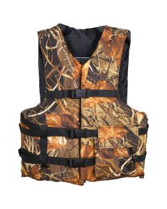 Camouflage Angler Fishing Vest - Oversize Adult