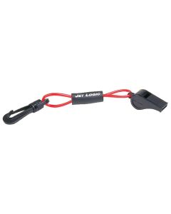 Safety Whistles on Floating Lanyard (Red/Black)