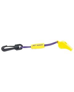 Safety Whistles on Floating Lanyard (Purple/Yellow)