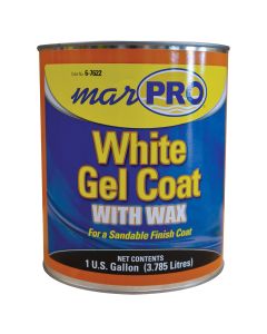 Gel Coat - with Wax (White, Gallon)