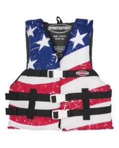 Stars & Stripes Life Vest - Youth (50-90 lbs)