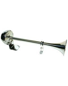 Single Airtone Stainless Steel Electric Horn (16-3/4” X 3-1/2” X 4-3/4”)