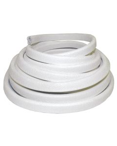 Self-Locking White Flexible Vinyl Trim (5/32” Opening, 9/16” Flex Trim)