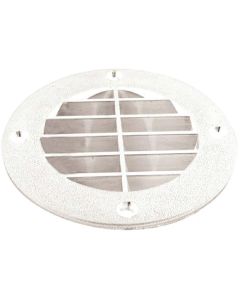 Round Louvered Vent (Fish White)