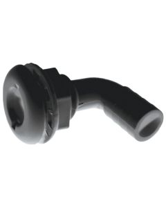 Black Plastic 90° Thru-Hull Connectors - Bulk (2-5/8” L x 3/4” ID)