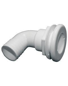 White Plastic 90° Thru-Hull Connectors - Package (4-1/4” L x 1-1/2”)