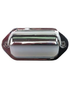 L.E.D. Companion Way Light (Chrome Bezel, 2 White LEDs)