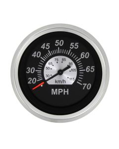 Black Sterling Gauges - Speedometer (70 MPH)