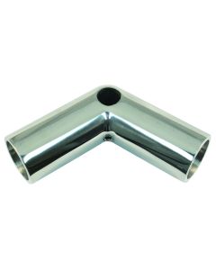 Cast Stainless Steel Rail Fitting - 110° Bow Form (7/8” OD Tubing)