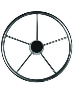 Stainless Steel 5 Spoke Destroyer Type Steering Wheel Without Control Knob (15”)