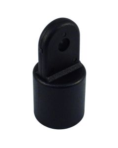 Black Nylon Top Caps with Set Screw (Fits 7/8” Tube)