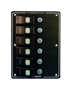 Marine Grade Power Panel (6 Gang)