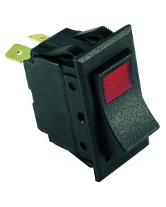 Illuminated Rocker Switch (On-Off-On, 4 Terminals, SPDT)