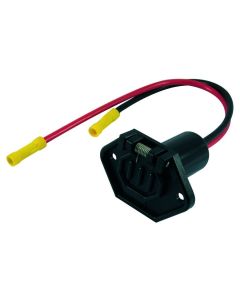 12 Volt, 2 Wire Trolling Motor Female Socket - Boat Side Connector