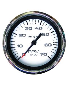 Domed Gauges with Stainless Bezel - Tachometer