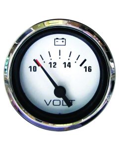 Domed Gauges with Stainless Bezel - Voltmeter