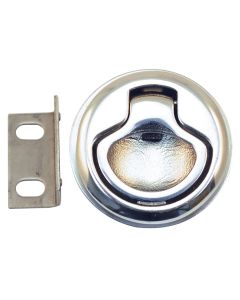 Stainless Steel Push to Close Non-Locking Latch (2-3/8” OD)