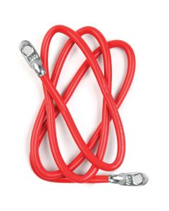 Tinned Copper Battery Cable (2 Gauge, 60” L, Red)