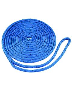 Braided MFP Dock Line (3/8” x 15’, Blue)