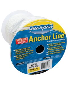 Twisted Nylon Anchor Line (3/8” x 50’ L)