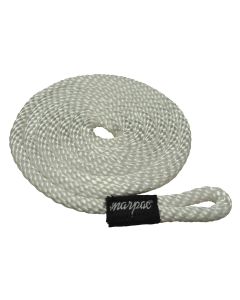 Braided MFP Fender Line with 2” Loop (3/8” x 48”, White)