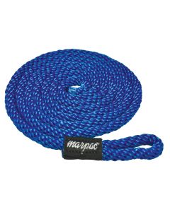 Braided MFP Fender Line with 2” Loop (3/8” x 72”, Blue)