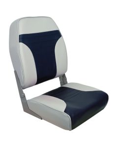 High Back Folding Seat (Gray/Blue)