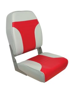 High Back Folding Seat (Gray/Red)