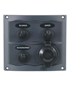 Waterproof Series Sprayproof 3 Switch Panel