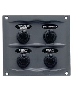 Waterproof Series Sprayproof 4 Switch Panel