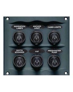 Waterproof Series Sprayproof 6 Switch Panel