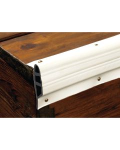 Dock Pro™ Vinyl Dock Edging - Medium Edge Gard (25’ Coil, White)