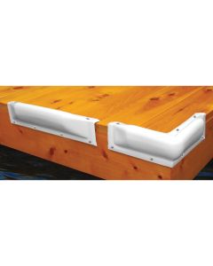 Dock Pro™ Vinyl Straight Mount Dock Bumper (18”, White)