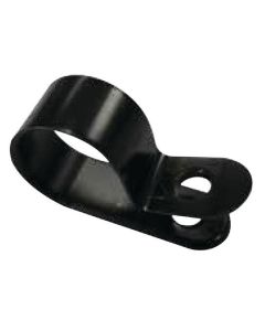 Marine Black Nylon Cable Clamps (1/4”)