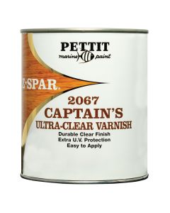 Captain’s Ultra Clear Varnish - Urethane (Clear, Quart)