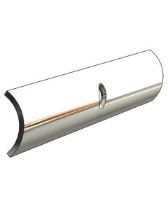 Stainless Steel Hollow Back Rub Rail (3/4" W x 20' L, .062 Gauge)