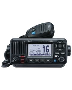 M424G VHF Marine Transceiver with Built-In GPS (Black)