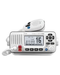 M424G VHF Marine Transceiver with Built-In GPS (White)