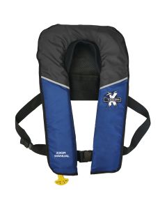 33 Gram Blue/Black Adult Inflatable Life Vest (Manual)