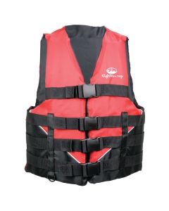 Deluxe Red/Black Ski Vest - Youth (24”-29”)