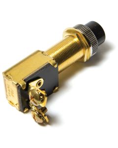 Brass Push Button Switch (Momentary On-Off, SPST)