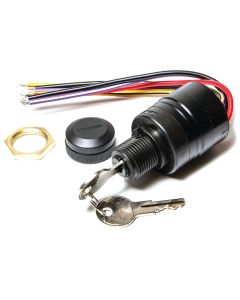 4-Position Ignition Switch - Push to Choke (Accessory-Off-Run-Start)