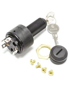 4-Position Conventional Ignition Switch (Accessory-Off-Run-Start)