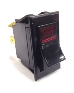 Illuminated Rocker Switch (Momentary On-Off-Mom. On, SPDT)