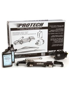 Protech Front Mount Outboard Hydraulic Steering Package (Includes UC128-OBF/2 Cyl.)